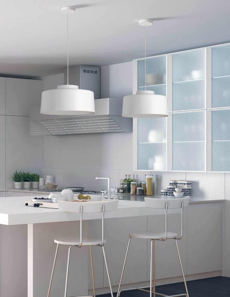 Dainolite Ltd Kup-201P-Bk-Gld Transitional One Light Pendant From Kup Collection In Black Finish, 19.70 Inches