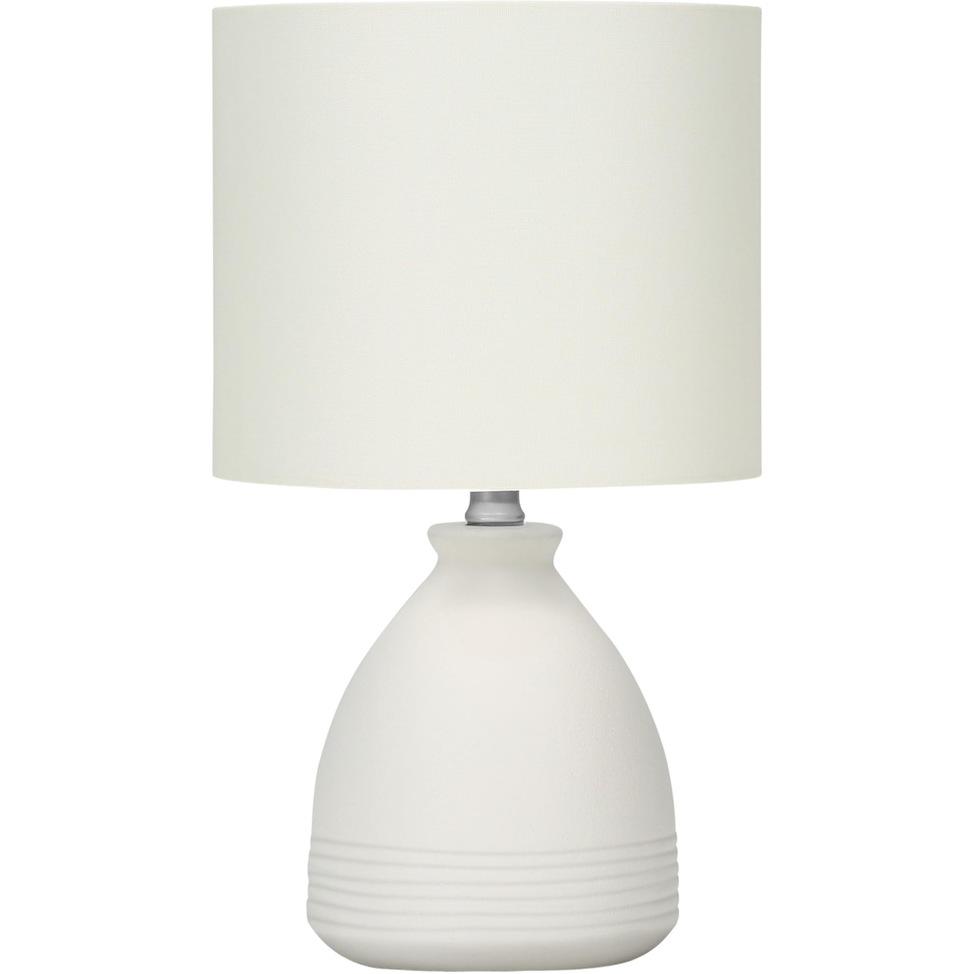 Monarch Specialties I 9741 LightingTable Lamp, Cream Ceramic, Ivory/Cream Shade, Modern