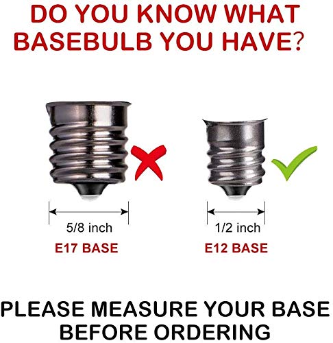 Romasaty C7 LED Replacement Bulbs, Multi-Color, 25 Pack, Plastic, C7/E12 Base, 0.6 Watt