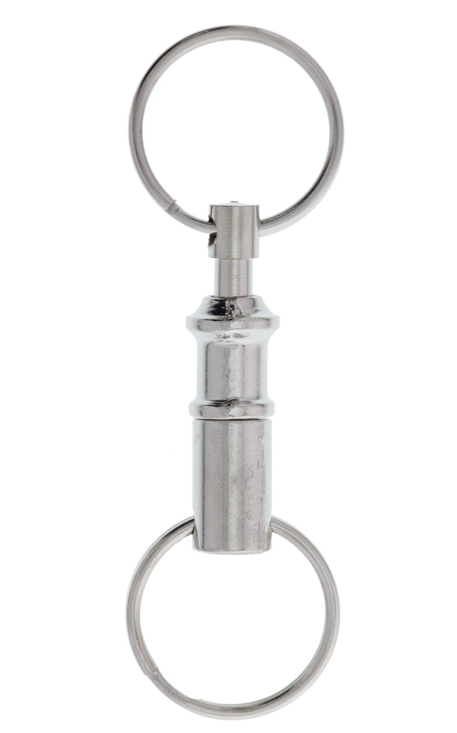Hy-Ko Pull Apart Key Ring, Medium Size, Silver, Model KC116