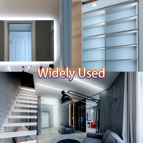 Zslaifu Usb Led Strip Light 32.8Ft White 5V Usb Powered Flexible Smd2835 Usb Led Light Strip (White, 32.8Ft)