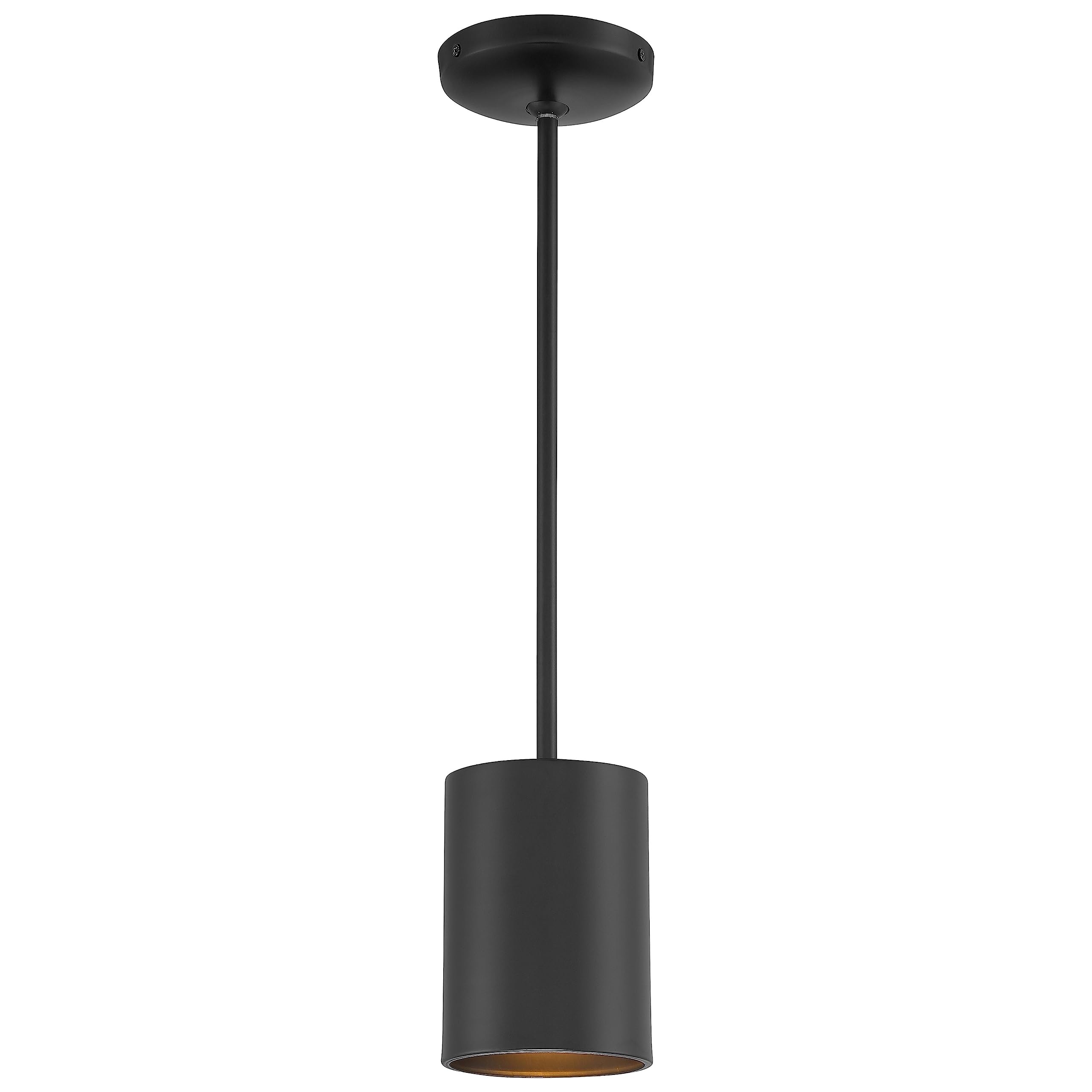 Access 29000LEDDLP-MBL Transitional LED Pendant from Pilson Collection in Black Finish,