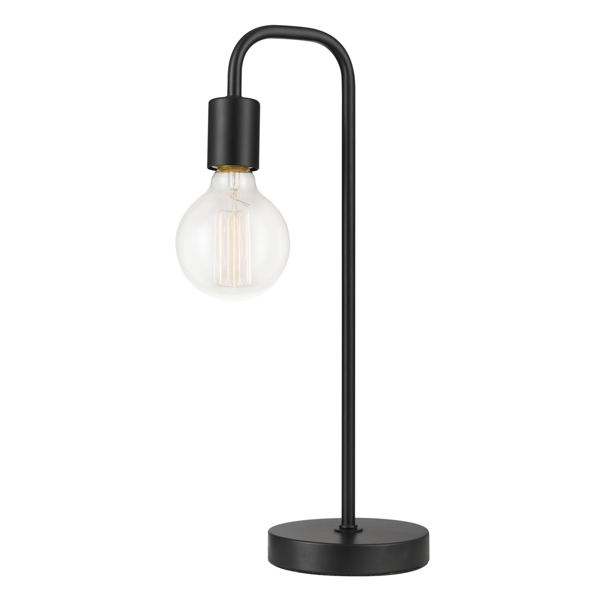 Globe Electric 12920 Holden Table Lamp, 18'', Black Satin