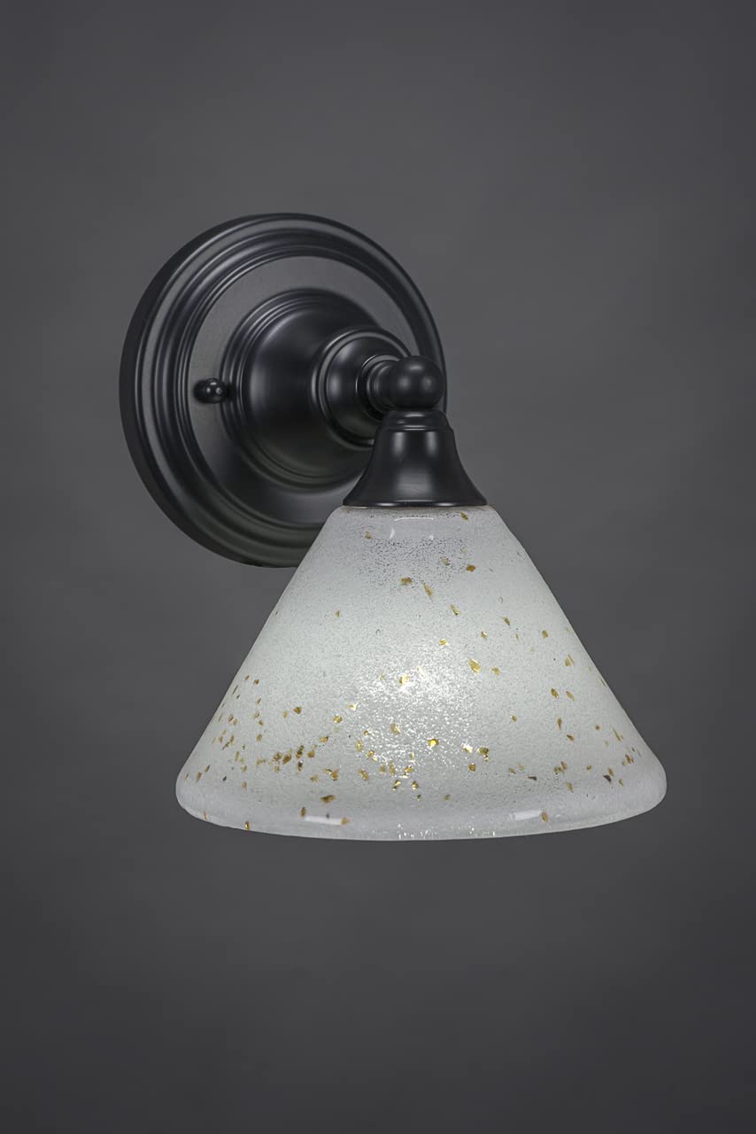 Toltec Lighting 1 Light Wall Sconce In Matte Black (40-Mb-7145)