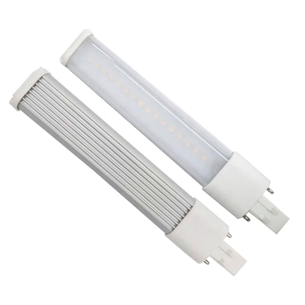 Ulikeled 2 Pack 7W 2 Pin Gx23 Led Horizontal Pl Light Bulb Warm White, 13W Cfl Equivalent, Pls-13W Replacement Led Plug & Play L