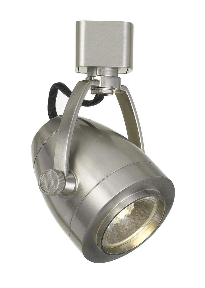 Cal Lighting HT-701-BS Dimmable 12W intergrated LED Track Fixure, 960 Lumen, 3000K, Brushed Steel, 5.00x3.50x4.30