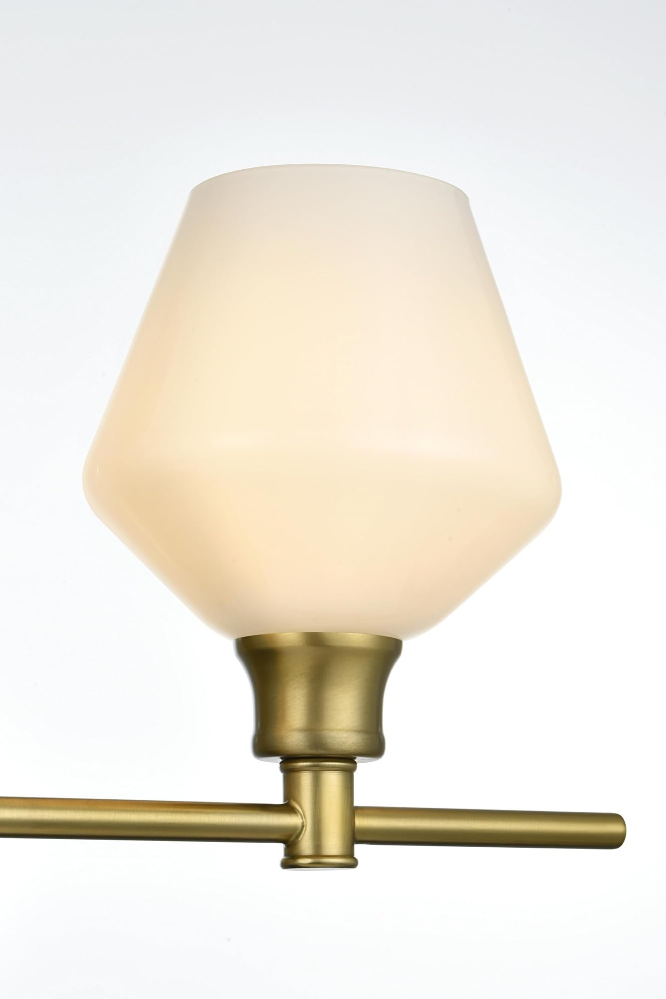 Living District Indoor Modern Home Decorative Bright Ceiling Gene 5 Light Chrome and Frosted White Glass Wall Sconce