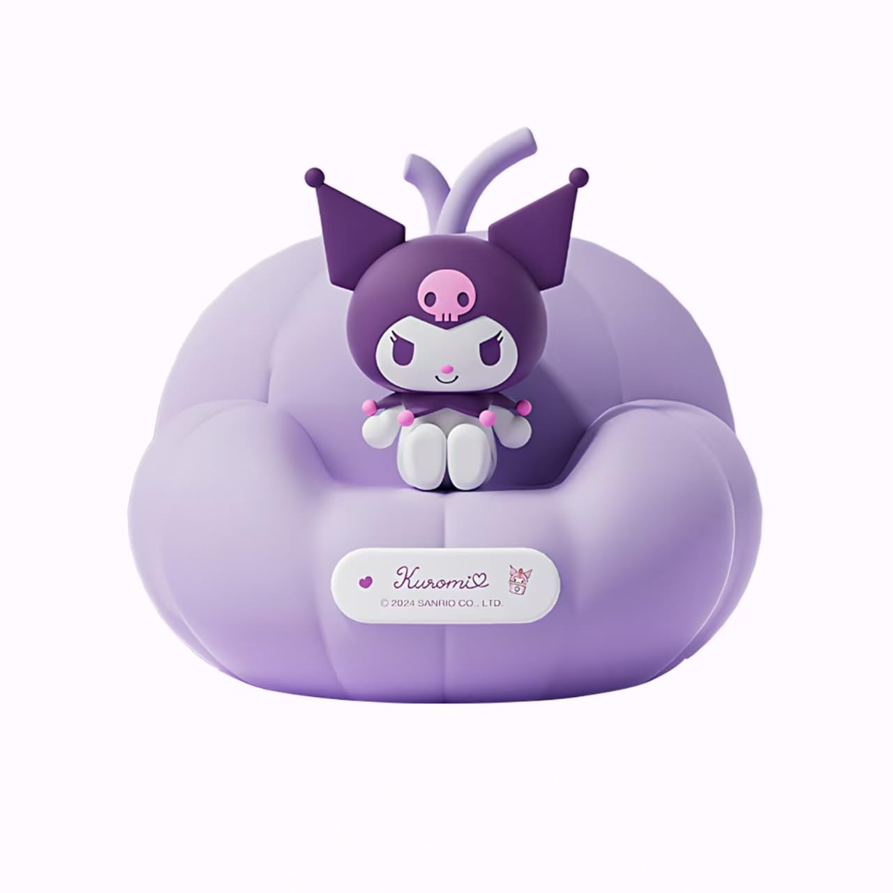 Leuaxmy Cute Kuromi Night Light  Cartoon Dimmable Sili Cone Children S Night Light  Long Battery Life  Rechargeable Kuromi Light  Toddler Night Light  Gift For Boys And Girls (Purple Kuruo)