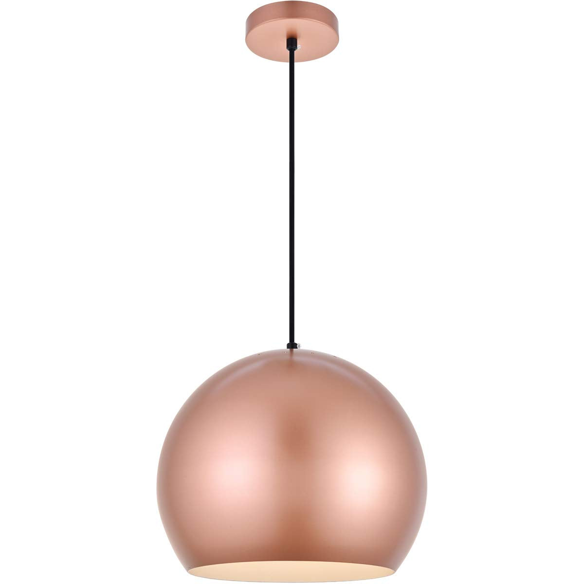 Living District Kasey 1 Light Honey Gold Pendant