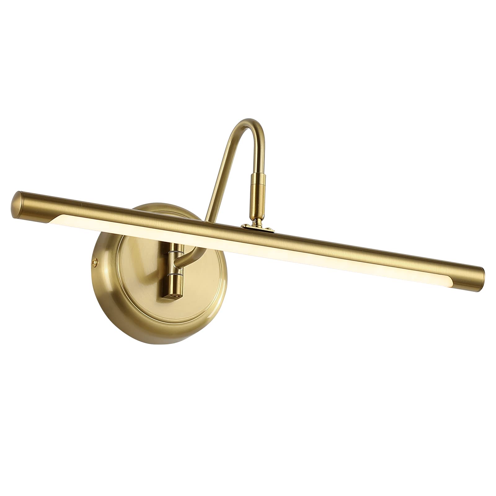 Joosenlux Gold Dimmable Picture Light 16.5&quot; Hardwired Gallery Wall Lighting 3000K