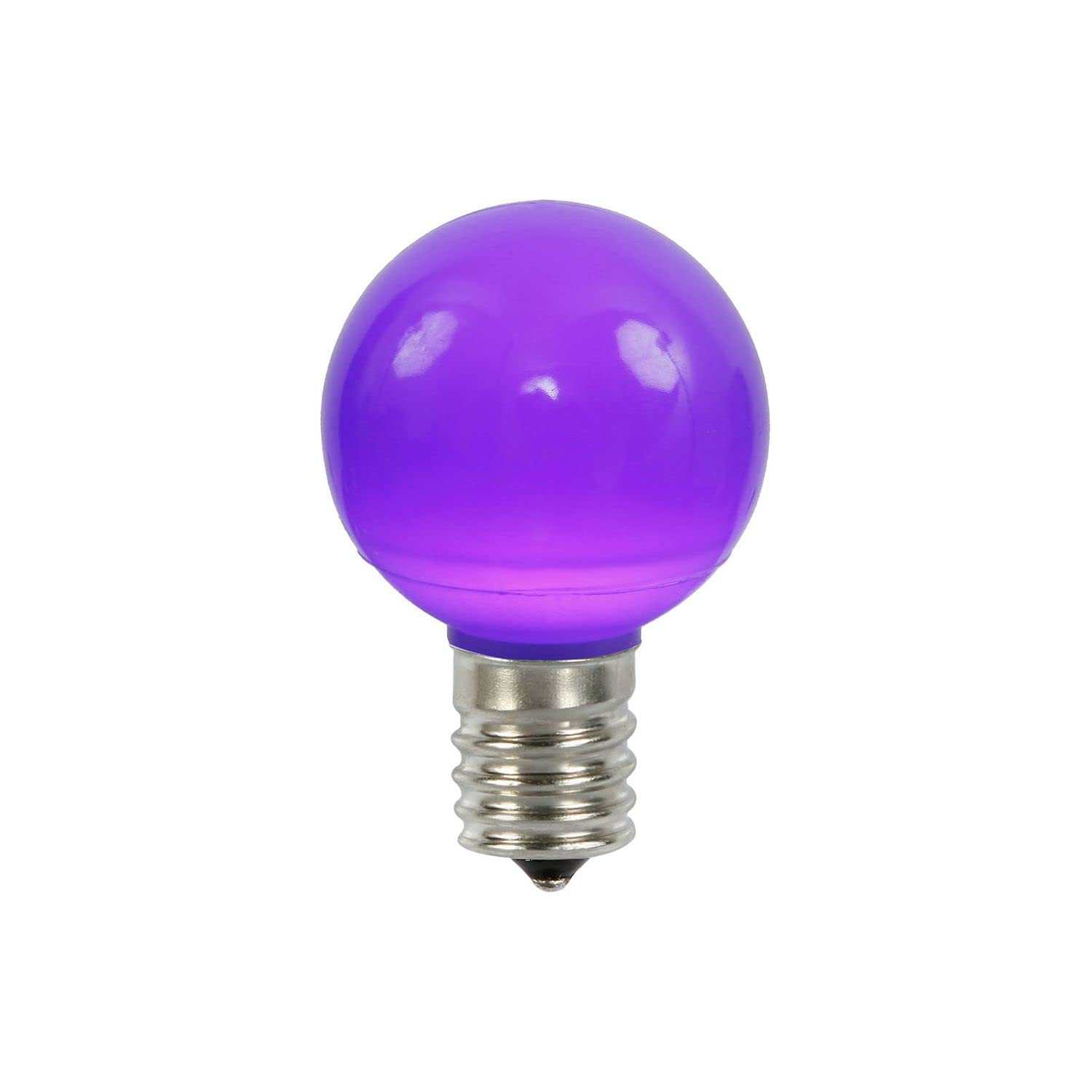 Vickerman G50 Purple Ceramic LED Replacement Bulb, Package of 25