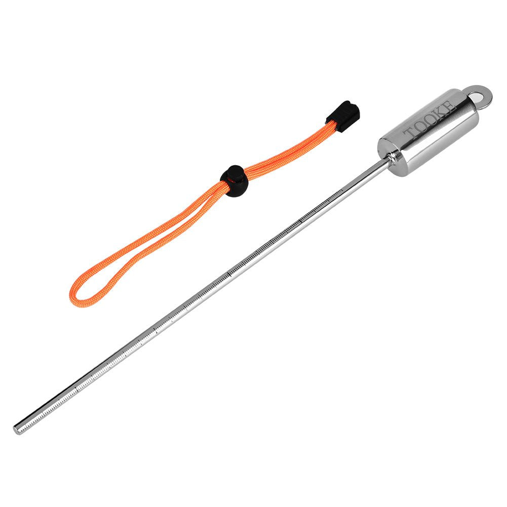 Diving Pointer, Stainless Steel Lobster Tickle Pointer Underwater Shaker Noise Maker Diving Diving Stick Rod With Lanyard (Orang