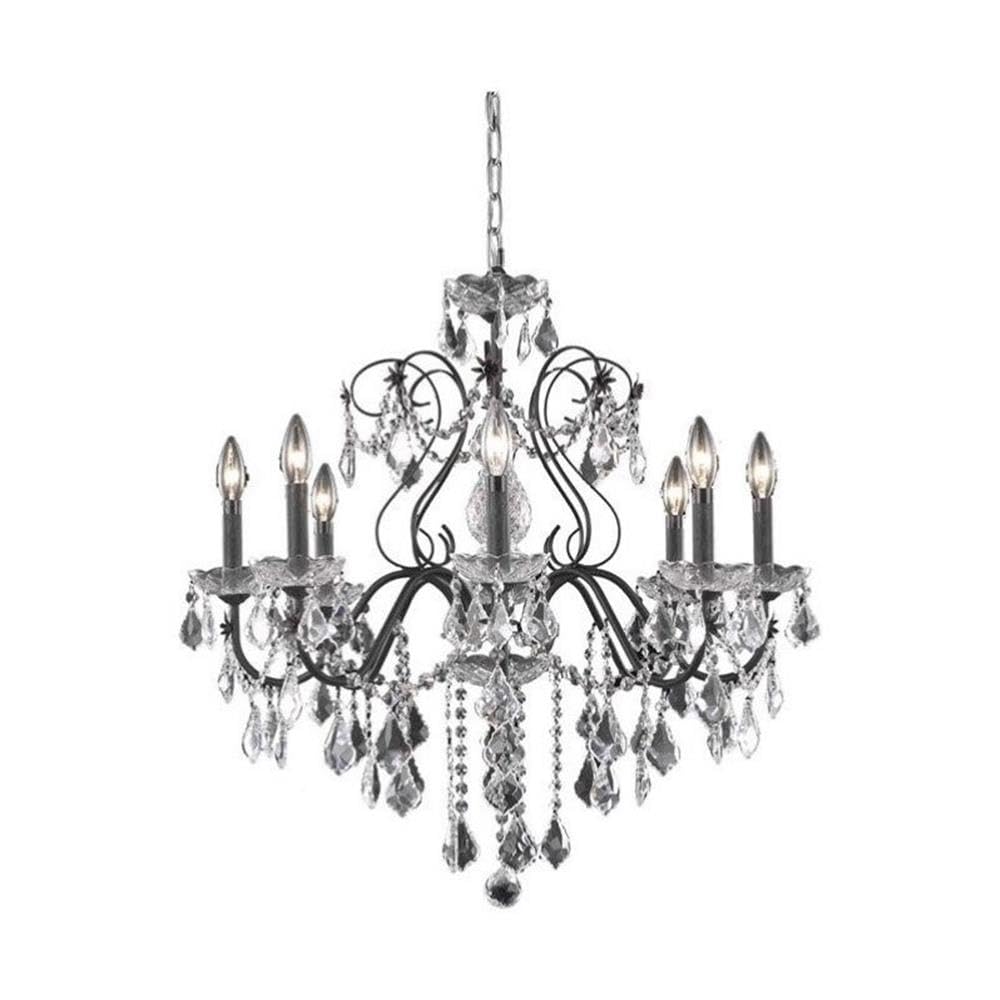 Elegant Lighting 2015D26DB/RC Royal Cut Crystal, 23" x 26" x 23"