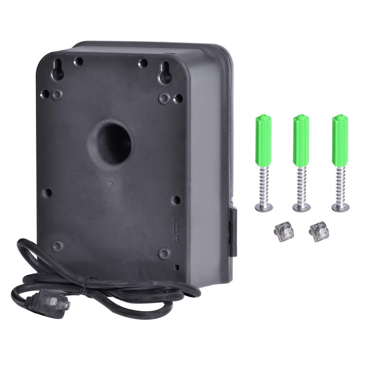 Wohenhao 200W Toroidal Core Landscape Lighting Transformer with Dusk-to-Dawn Timer - Black, Model 1400