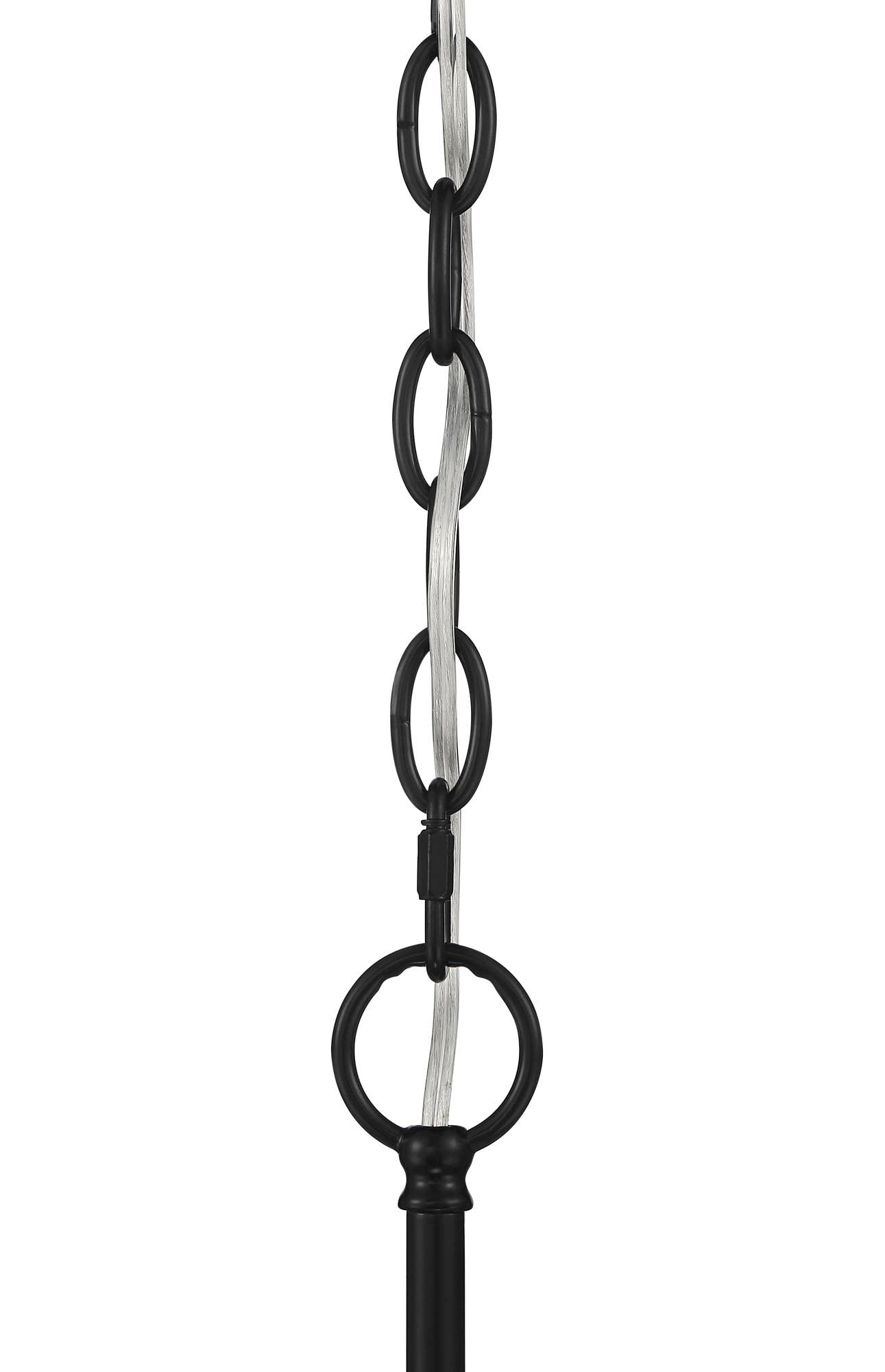 Possini Euro Design Black Drum Pendant Chandelier 22in Wide 6-Light Fixture for Dining Room, Foyer, Kitchen, Living Room