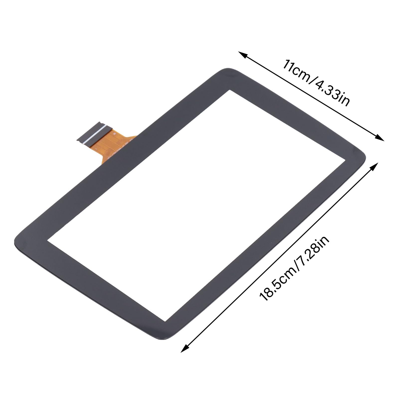 Ymiko Digitizer 7In Display Glass Acrylic Transparent Car Touch Display Glass Replacement For Mazda 3 2014-2016 Bhp1611J0D K40005A29F