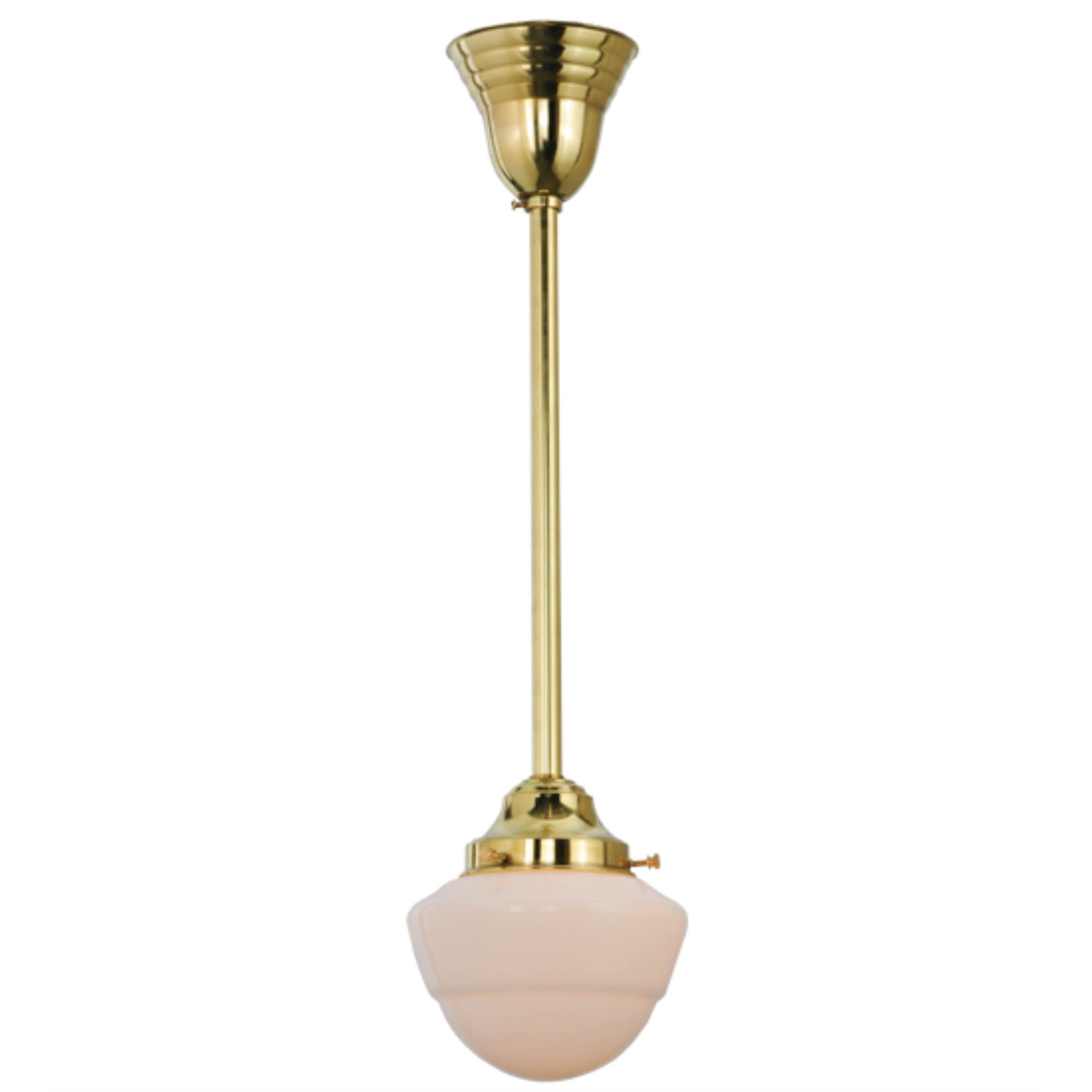 Meyda Tiffany Brass Revival One Light Pendant - Elegant Metal & Polyresin Light Fixture