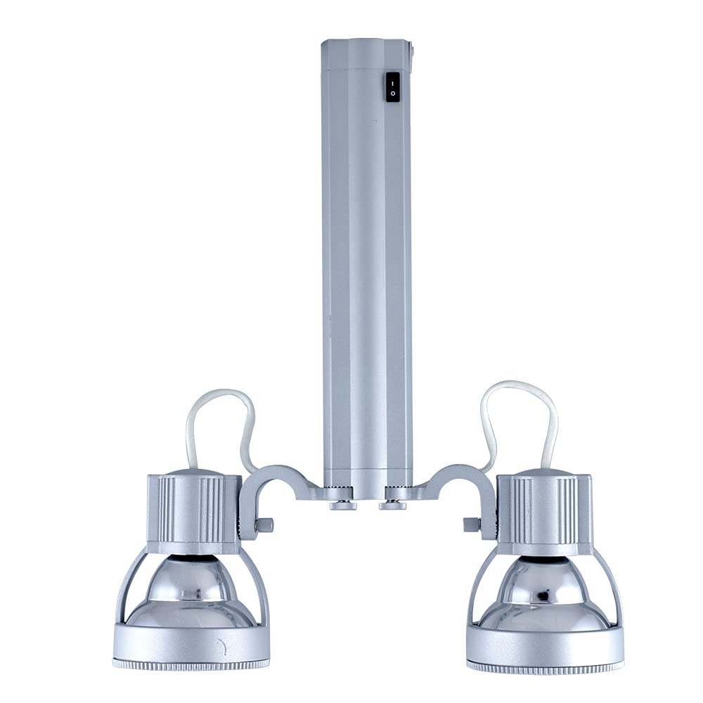 Jesco Lighting Hmh913T4Nf39-S Contempo 913 Series Metal Halide Track Light Fixture, T4 24-Degree Narrow Flood, 39 Watts, Silver Finish