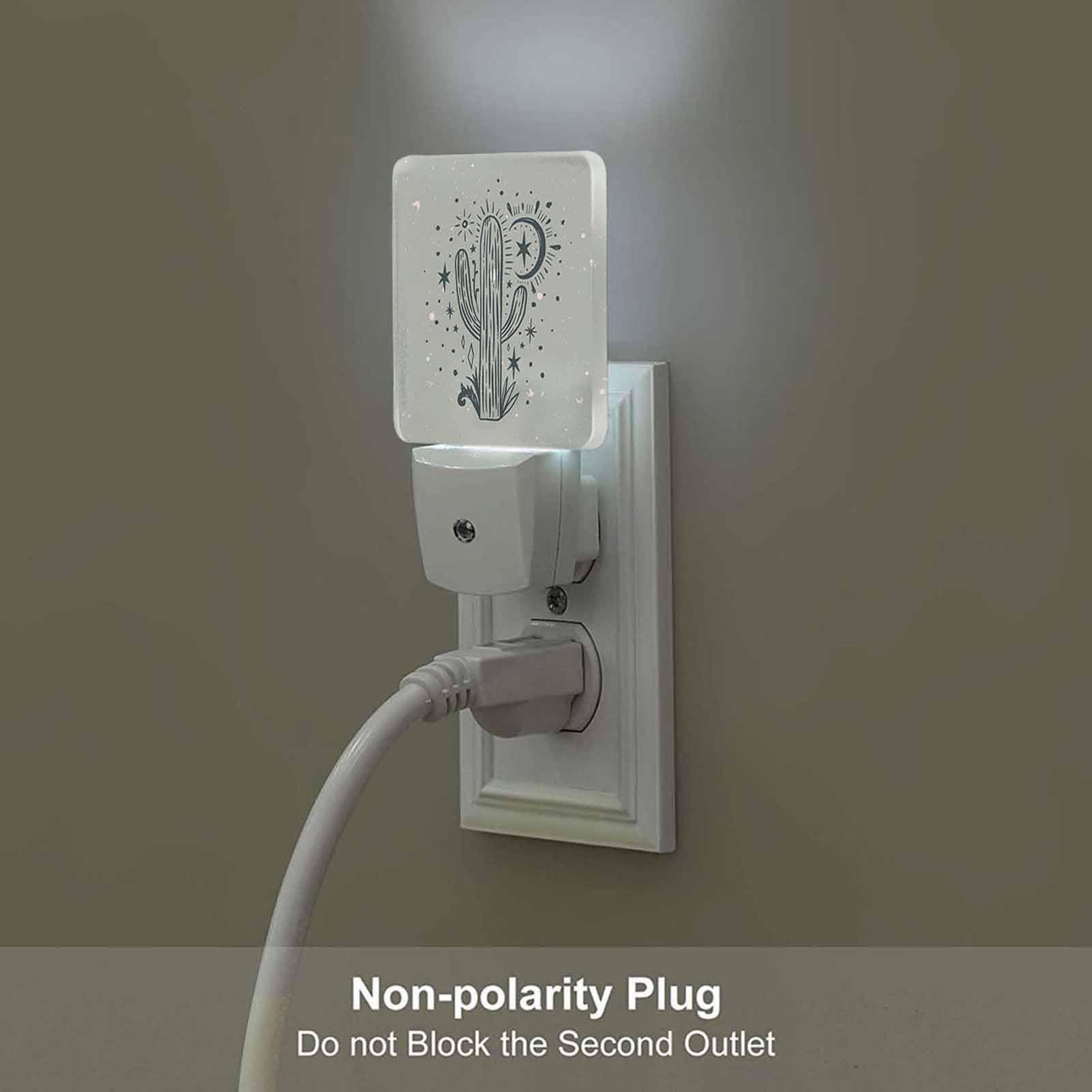 Chrobak LED Night Light with Dusk to Dawn Sensor, Wild Cactus Desert Arizona, Energy Efficient, Model WML-Night-Light-231023-118
