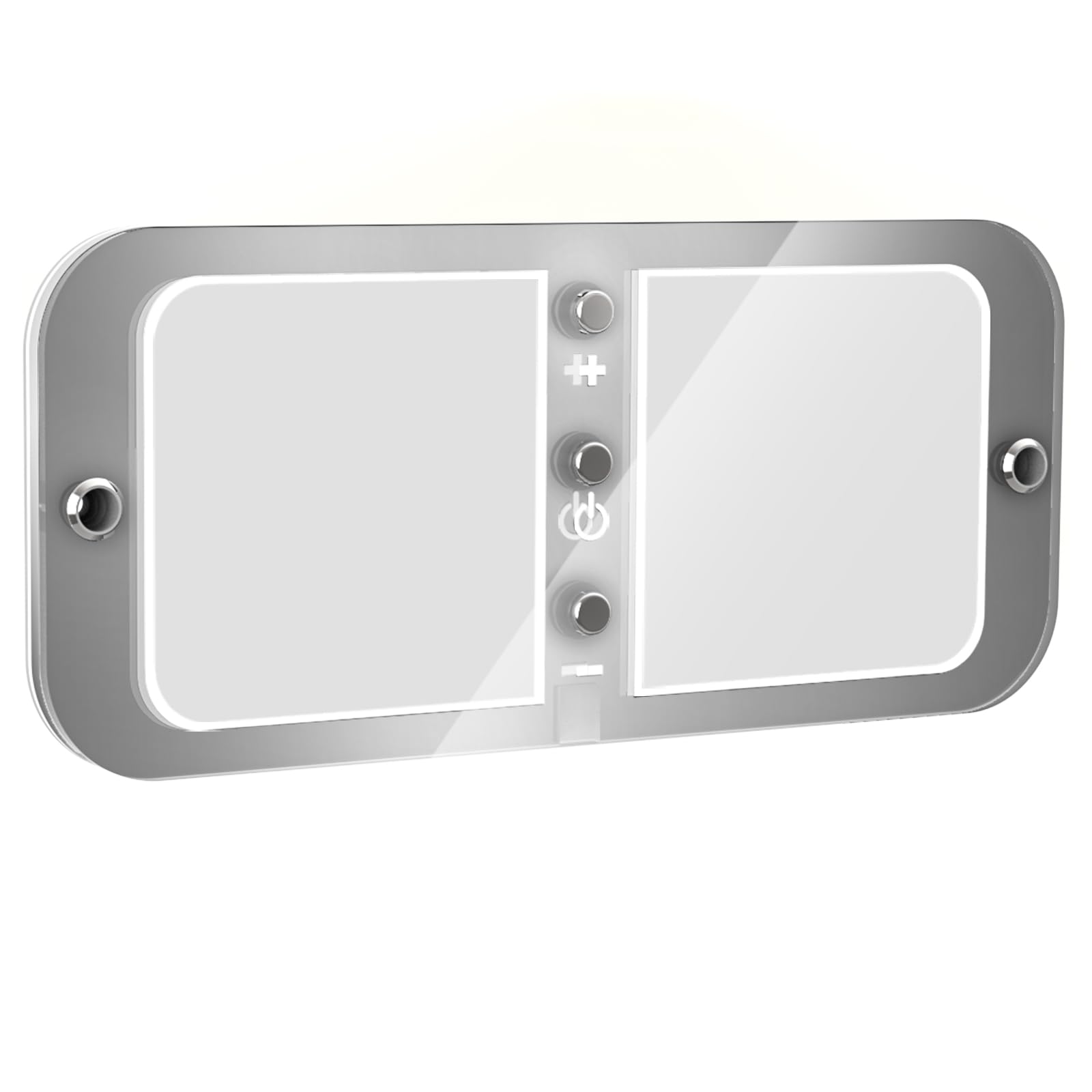 BlueFire RV Ceiling Lights, 800LM Dimmable LED, 12-18V, Acrylic, Large - 1 Pack, Blue/Cool White/Warm White, Model MS038X4