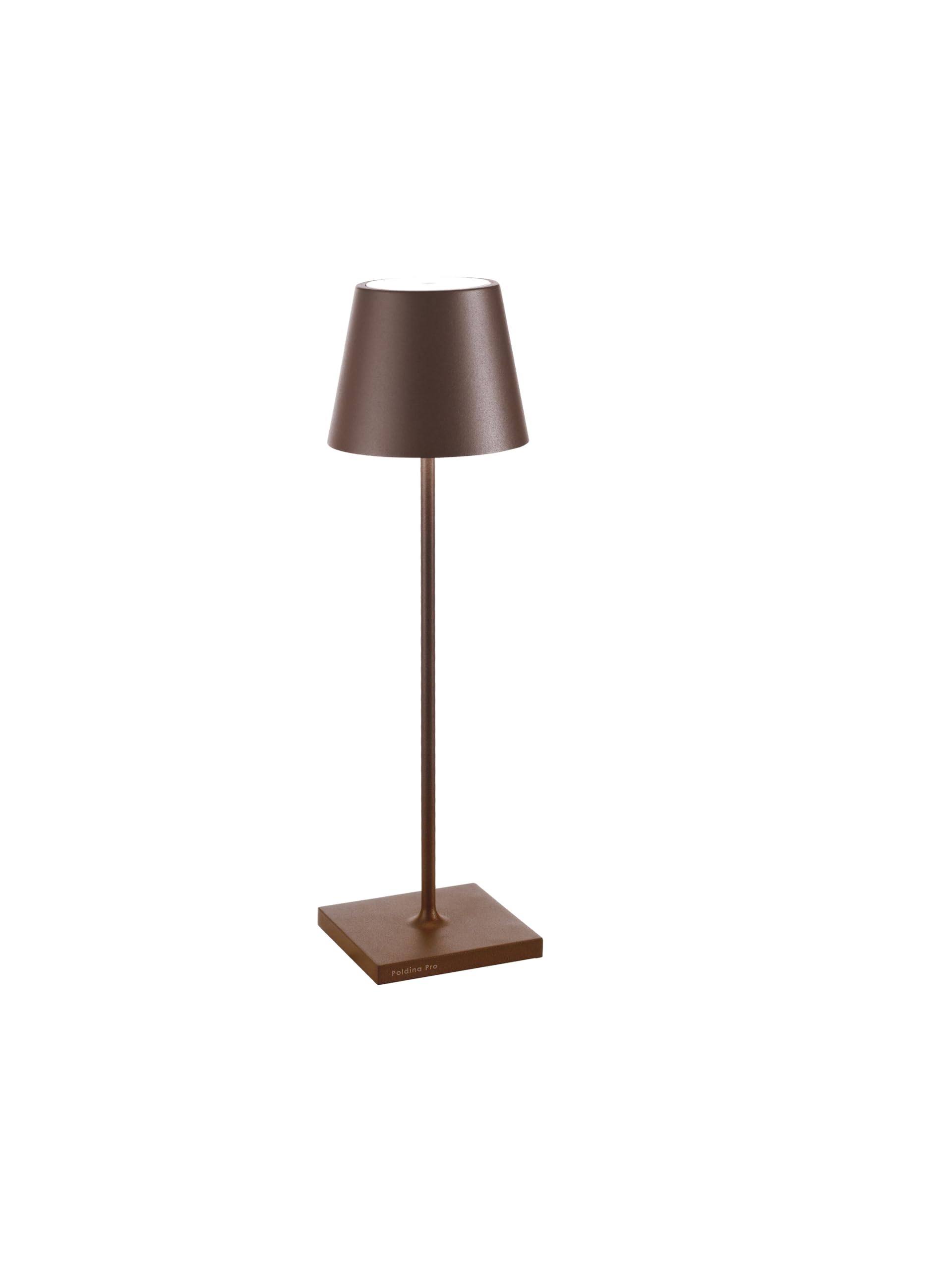 Zafferano, Poldina Pro, Rechargeable and Wireless Table Lamp with Touch Control, Can Also Be Used as Outdoor Light, Dimmer 2200-