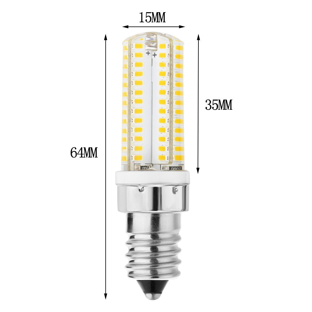 RA RAYHOO E14 LED Light Bulbs, 5W Equivalent, 2 Count, Warm White 2800-3200K, Non-Dimmable, 300-320LM