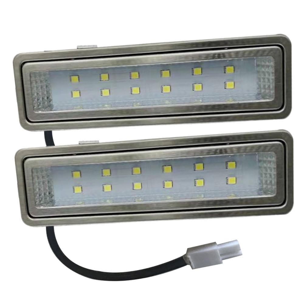 2-Pack 120Mm Dc 12V Kitchen Cooker Light Bulb 1.5W Rectangle Shape Range Hood Smoke Ventilator Lamp 20W Halogen Bulb Equivalent 