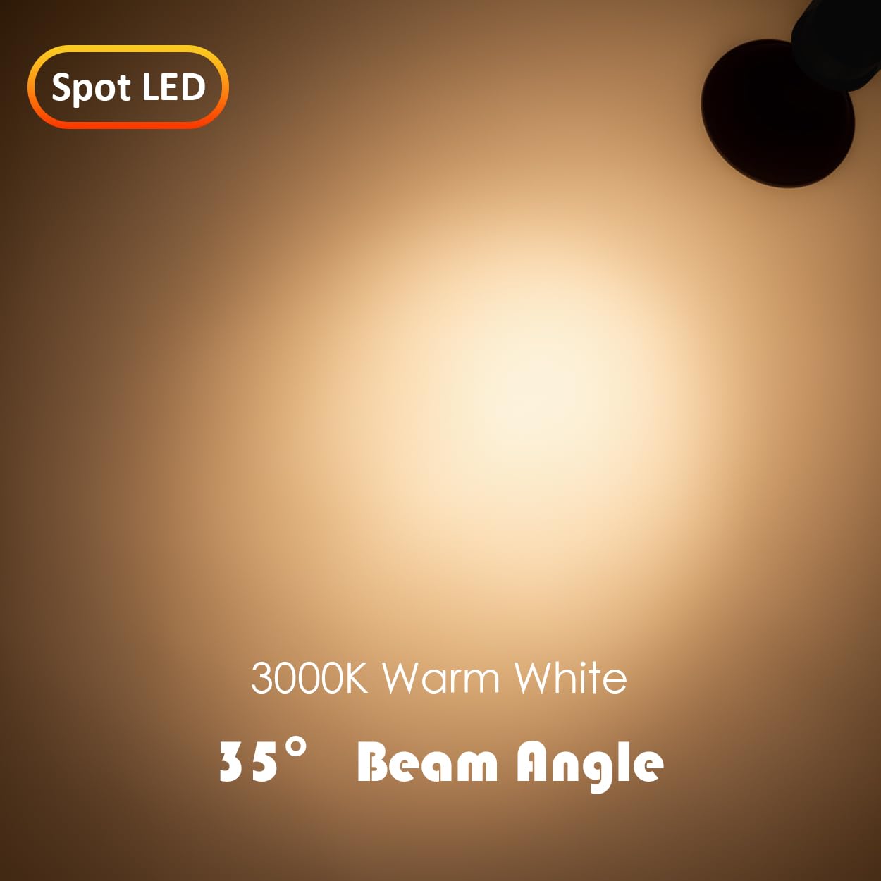 Maelsrlg Dimmable PAR30 Short Neck LED Bulb 9W 3000K Warm White E26 Base 850 Lumens 4 Pack