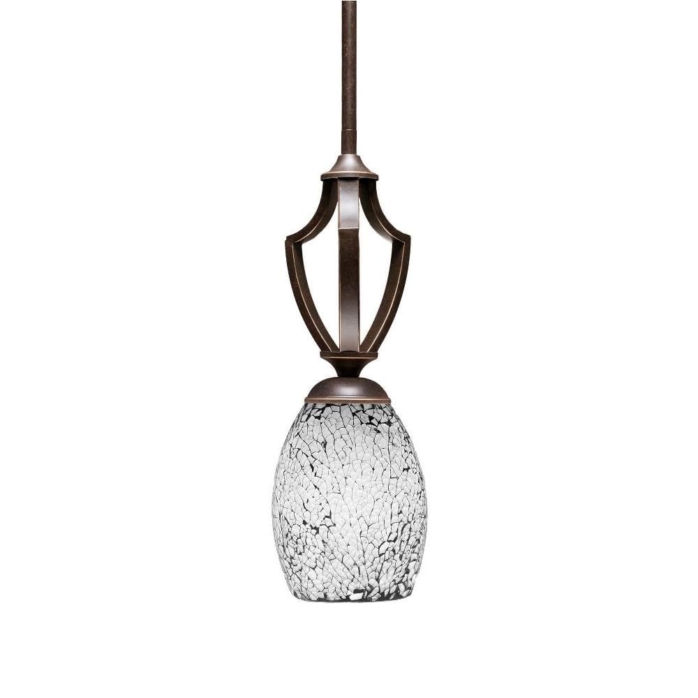 Zilo 1 Light Mini Pendant in Dark Granite (561-DG-4165)