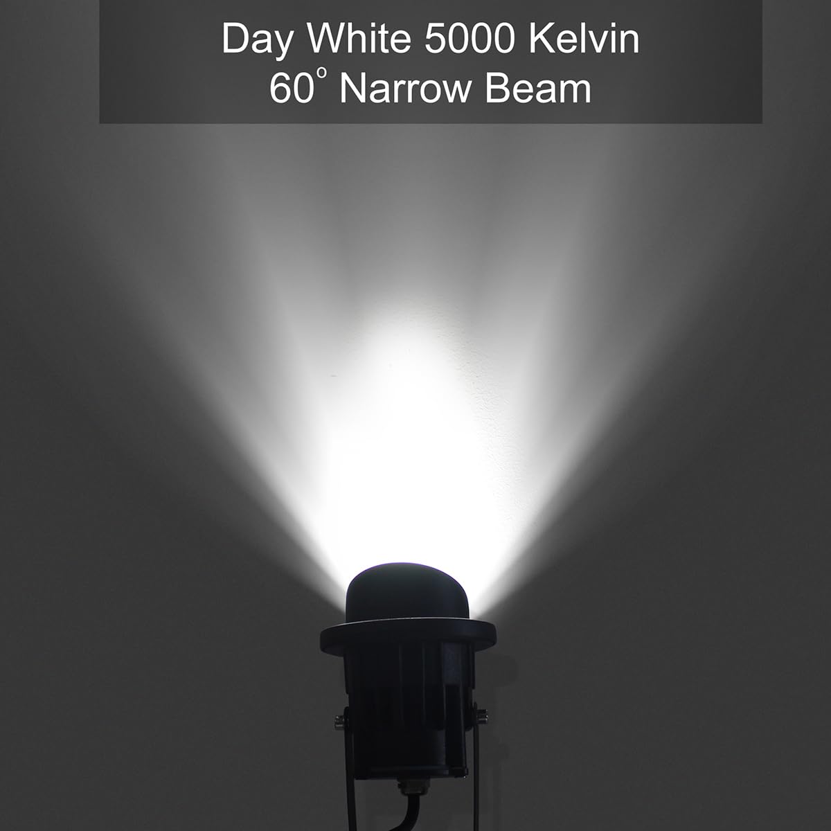 J.LUMI LED Spotlights, 9W 120V, 5000K Daylight, Aluminum, Black, Model GBS9809, 2 Pack
