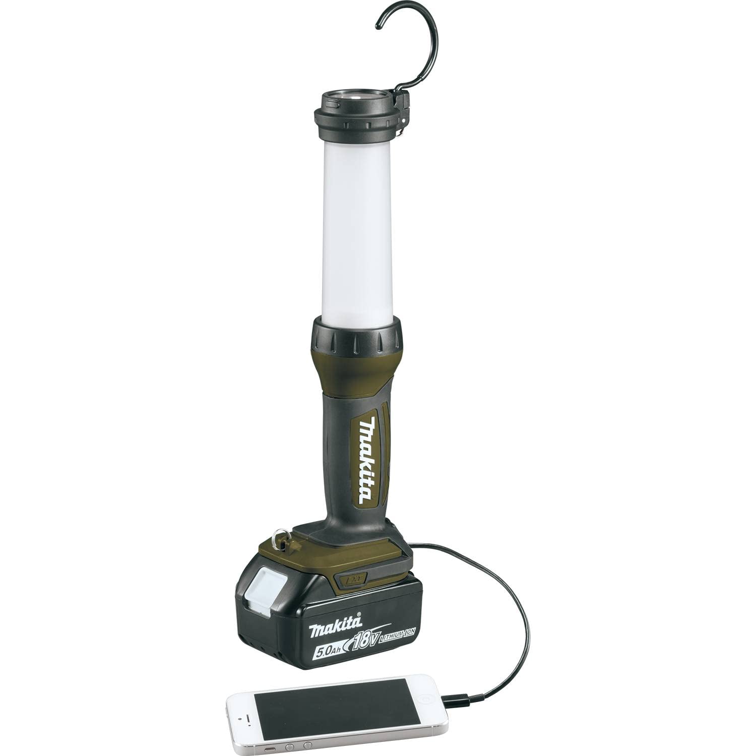 Makita ADML807 18V LXT L.E.D. Lantern/Flashlight, Camo Green, Plastic