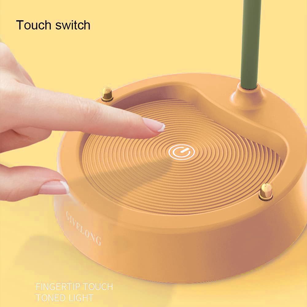 Magical Jd Led Desk Lamp Cordless Table Light Adjustable Gooseneck Dimmable Touch Rechargeable Battery Eye-Caring Night Light Fo