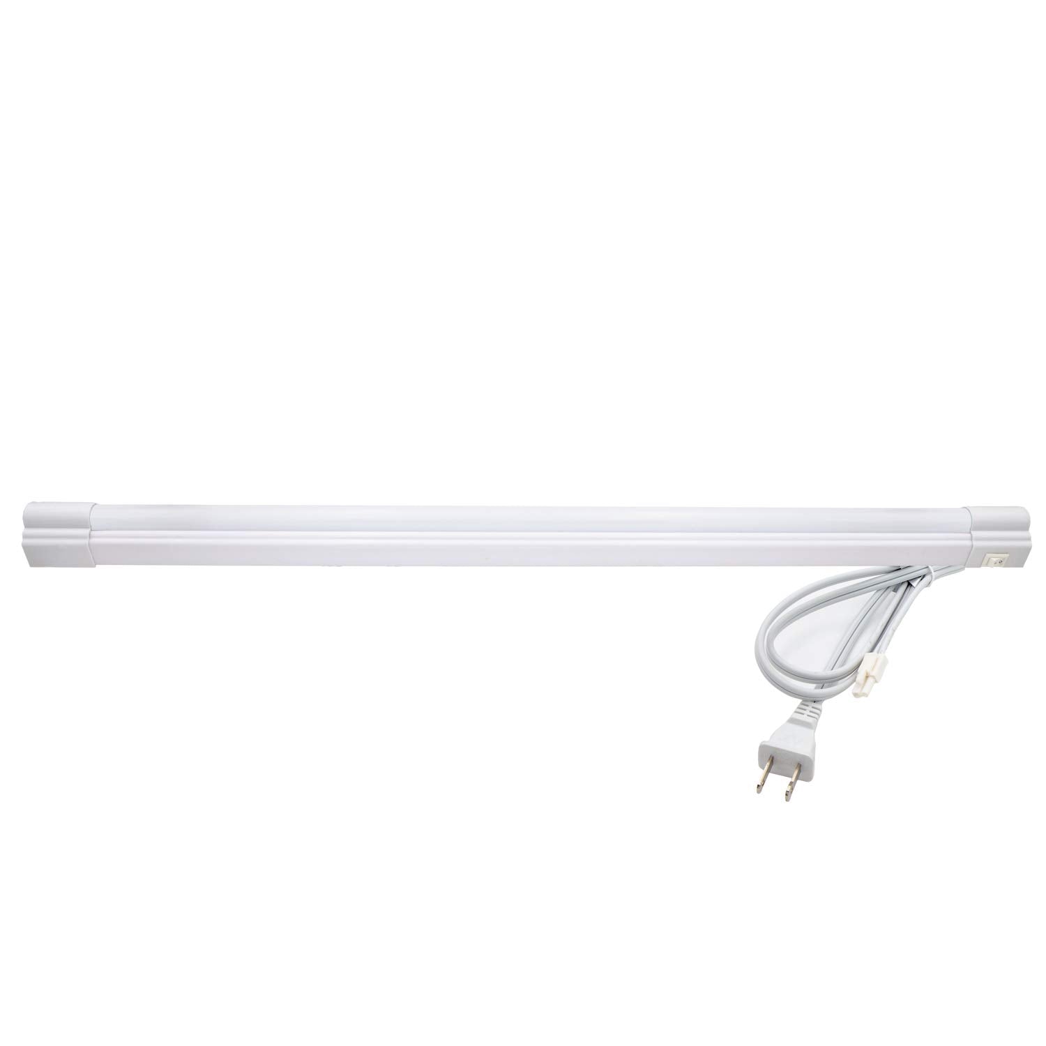 Maxxima 24 Inch Led Under Cabinet Light - 1200 Lumens Warm White 3000K, Undermount Strip Lighting For Kitchen, Closet, And Bedro