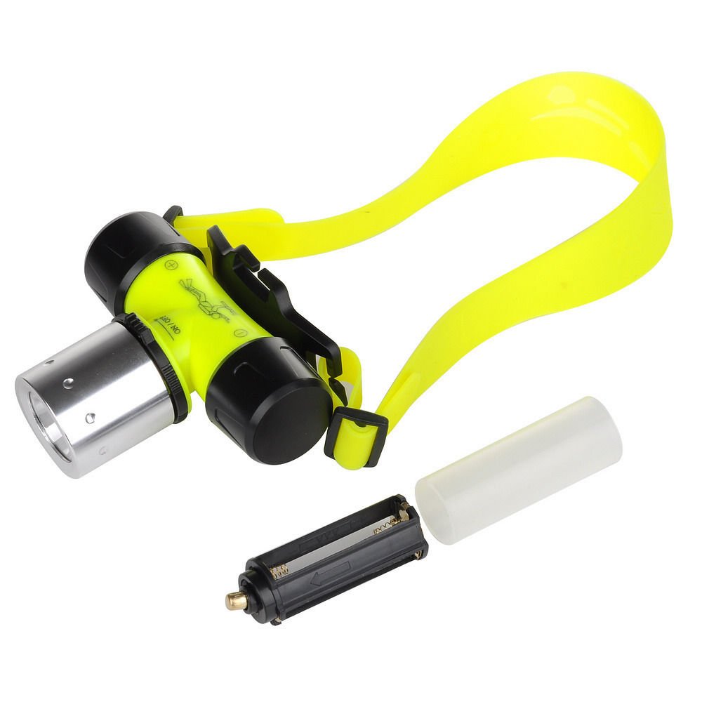 Goldengulf Headlamp 1200 Lumen Waterproof Flashlight Pocket Size Yellow GG6690