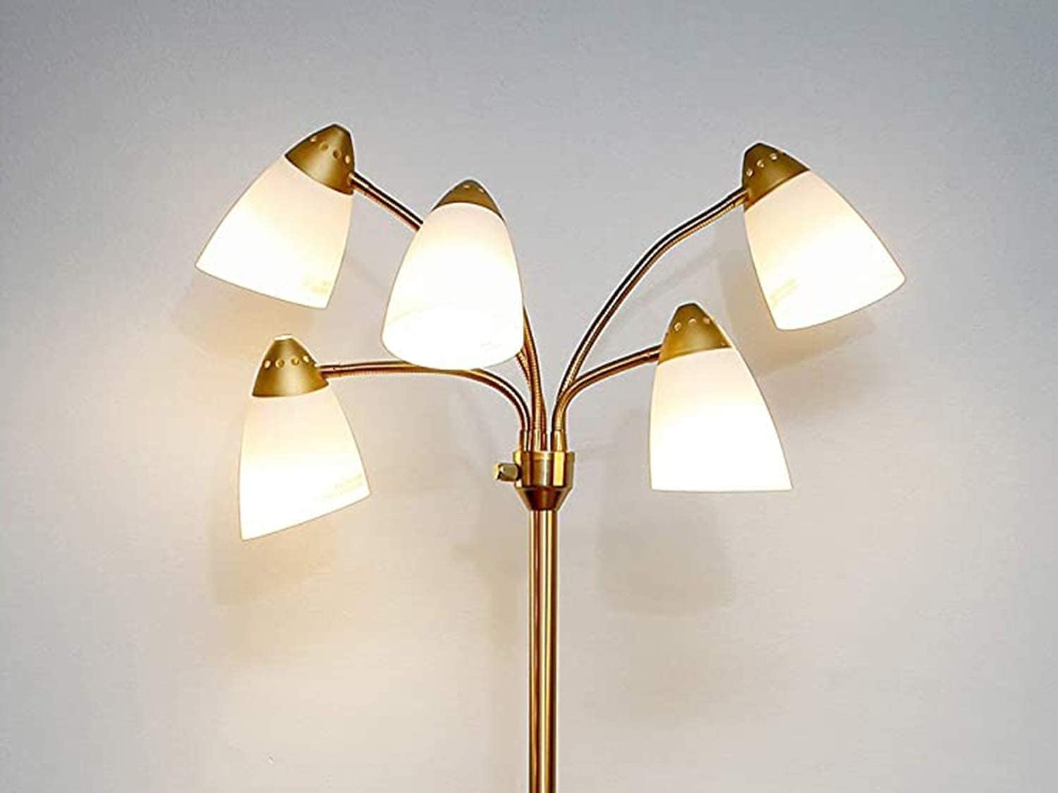 Velouer 4 Pack Plastic Lampshades, 5.7 High, 4.1 Diameter, White, Replacement For Led Floor Lamps