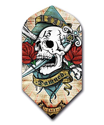 Us Darts 3 Sets (9 Flights) Alchemy Damned Slim Dart Flights