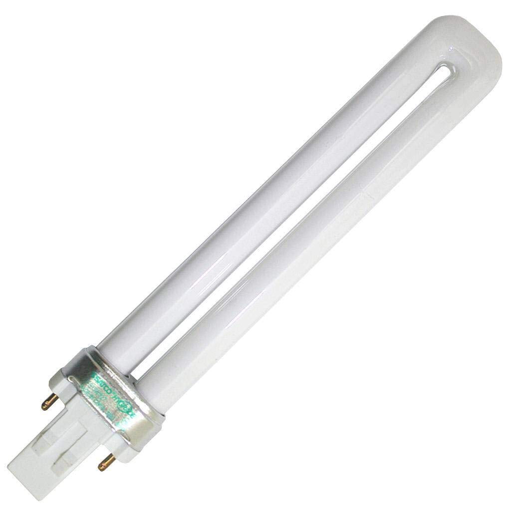 Satco Compact Fluorescent Light Bulb CFS13W/841, 2 Pin Base, Model 045923083129, Copper