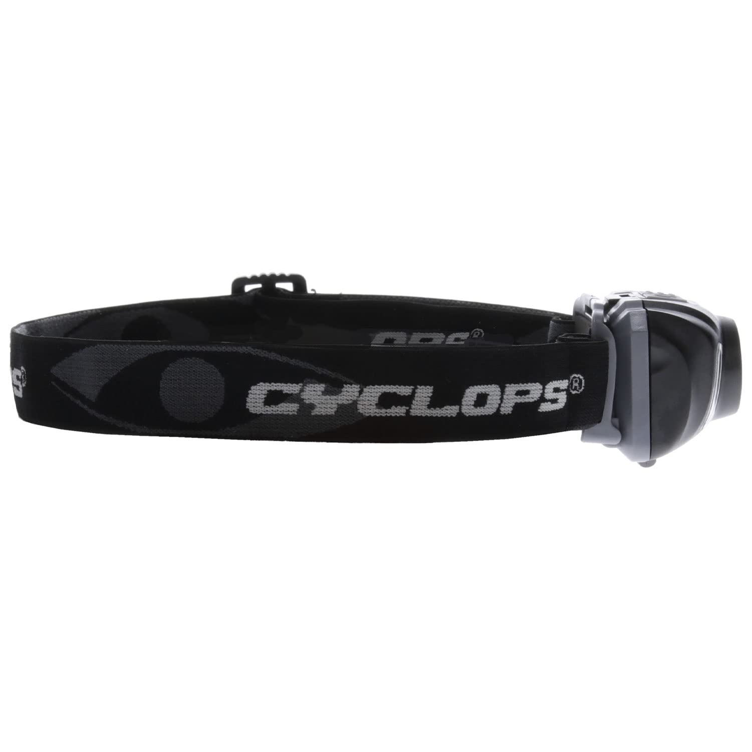 Cyclops 210 Lumen Headlamp, Tactical Durable Lightweight Compact Adjustable Stretch Headband Bright 3 Color Led Headlight, Aaa B