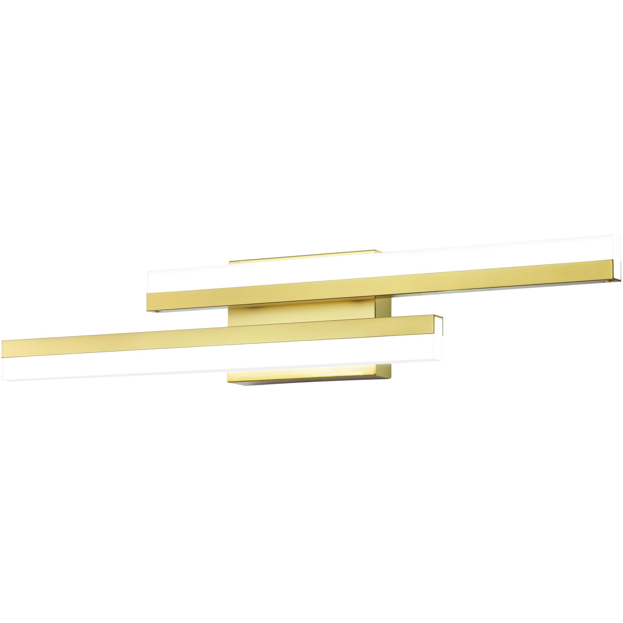 Presde 24Inch Modern Led Bathroom Vanity Light Fixtures Over Mirror Gold Vanity Lighting(Cold White 6000K)