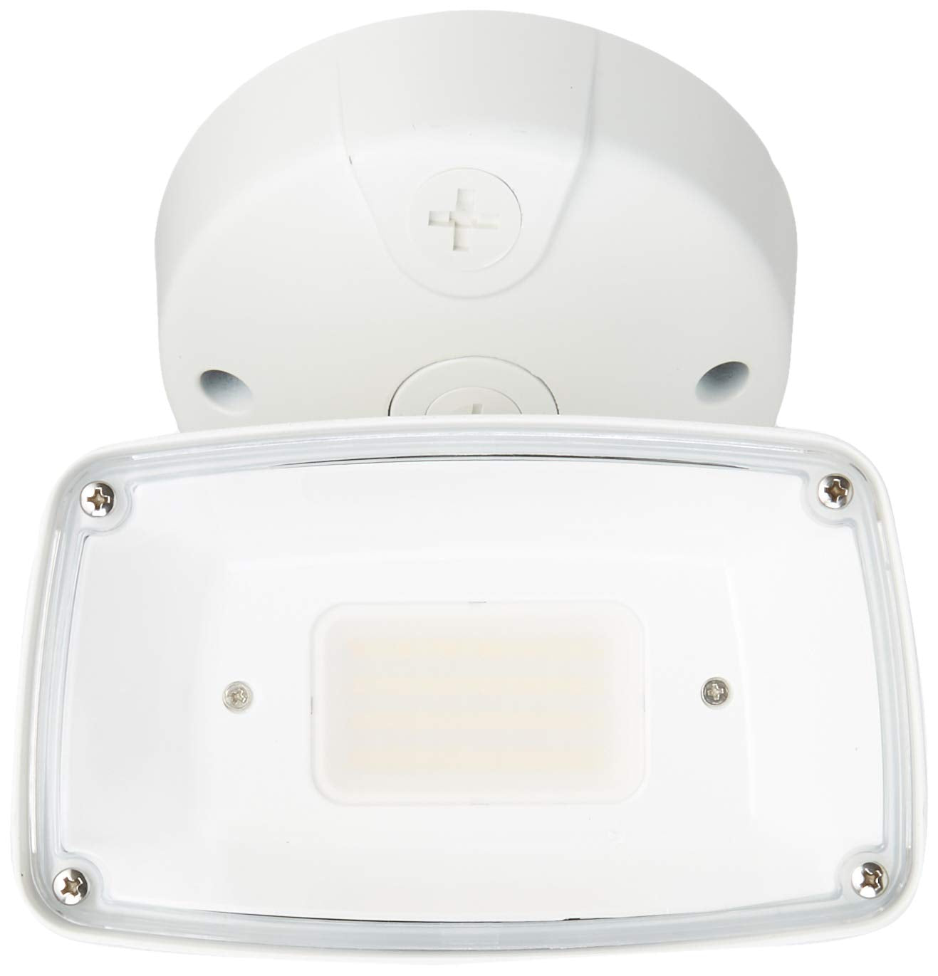 HALO Cooper Lighting FSL Single Head White Outdoor Integrated LED Flood Light with Selectable Color Temperature, Switch Controll