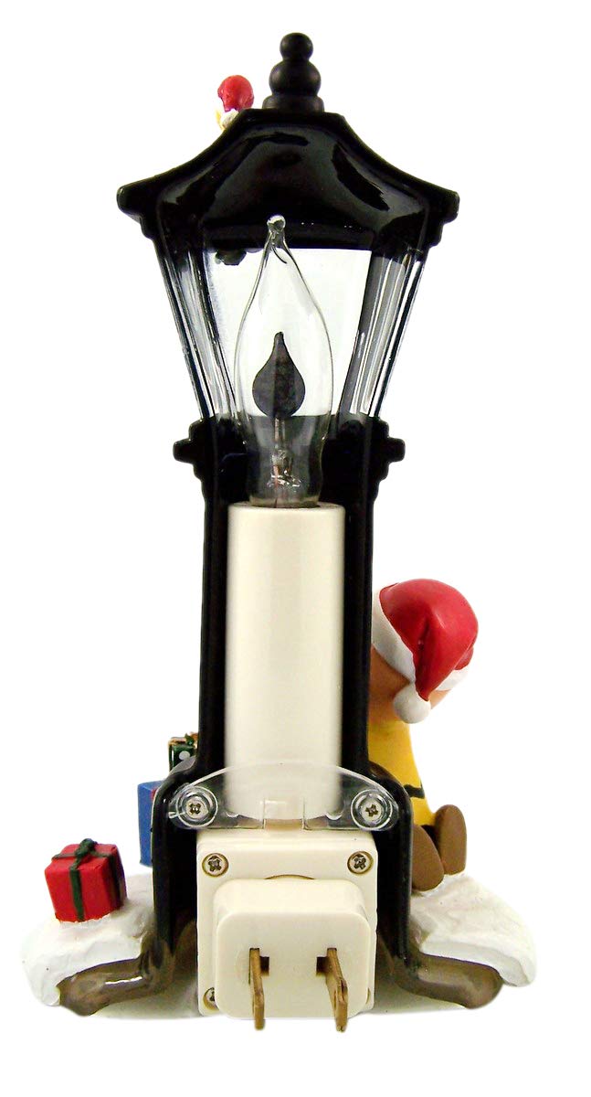 Roman Flicker Night Light, 8.25in Height, Multicolor, Resin, Model 132562