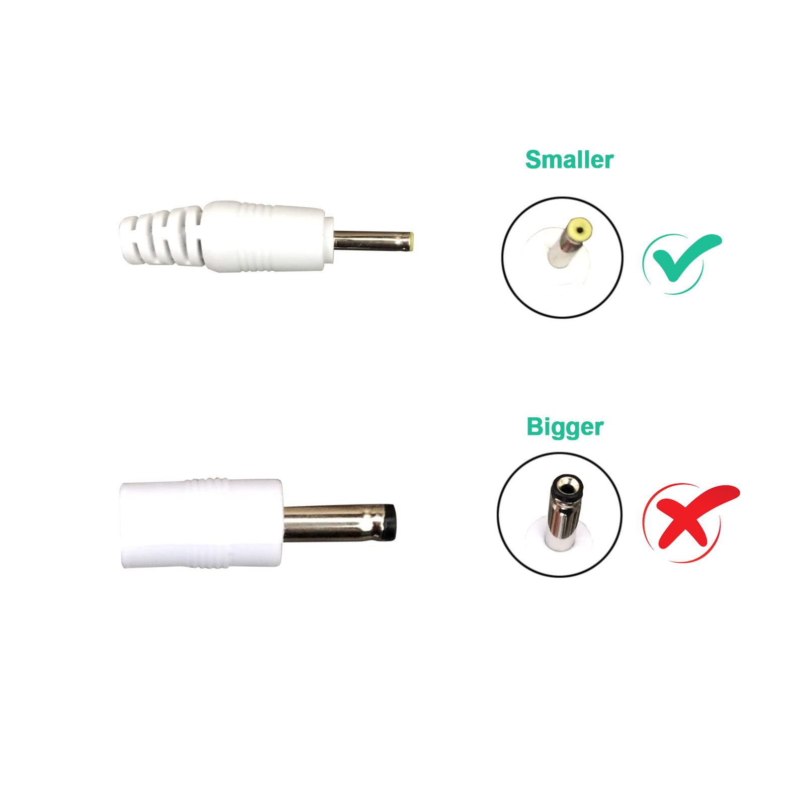 Pdeey Charger Replacement For Mydethun/Hyodream/Brightworld Moon Lamp Night Light, Usb Charging Cord 5 Ft (2-Pack)