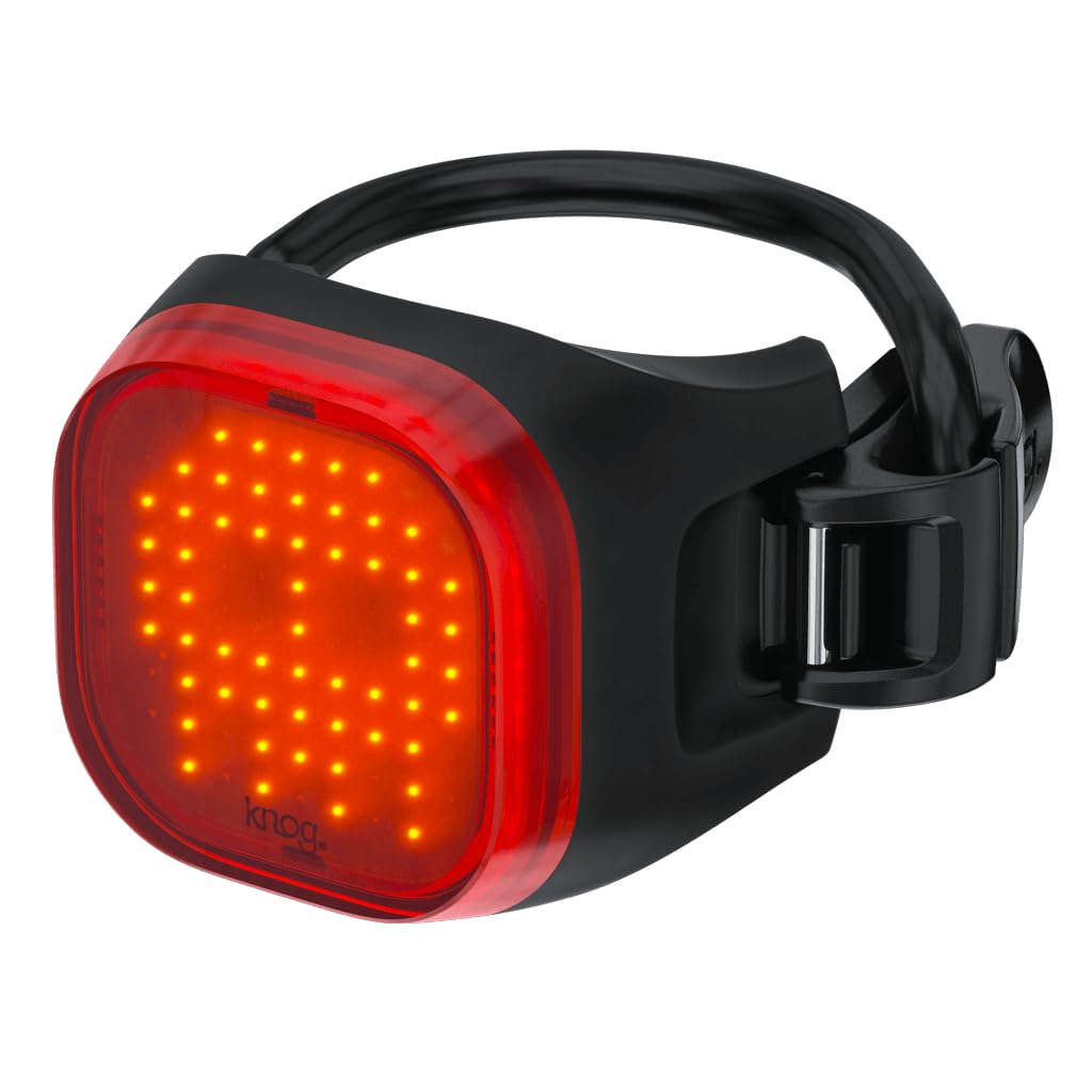 KNOG Blinder Mini Rear Bike Light - USB Rechargeable, 30 Lumen, 8 Flash Modes, IP67 Waterproof, 17g, Black, Model 12985