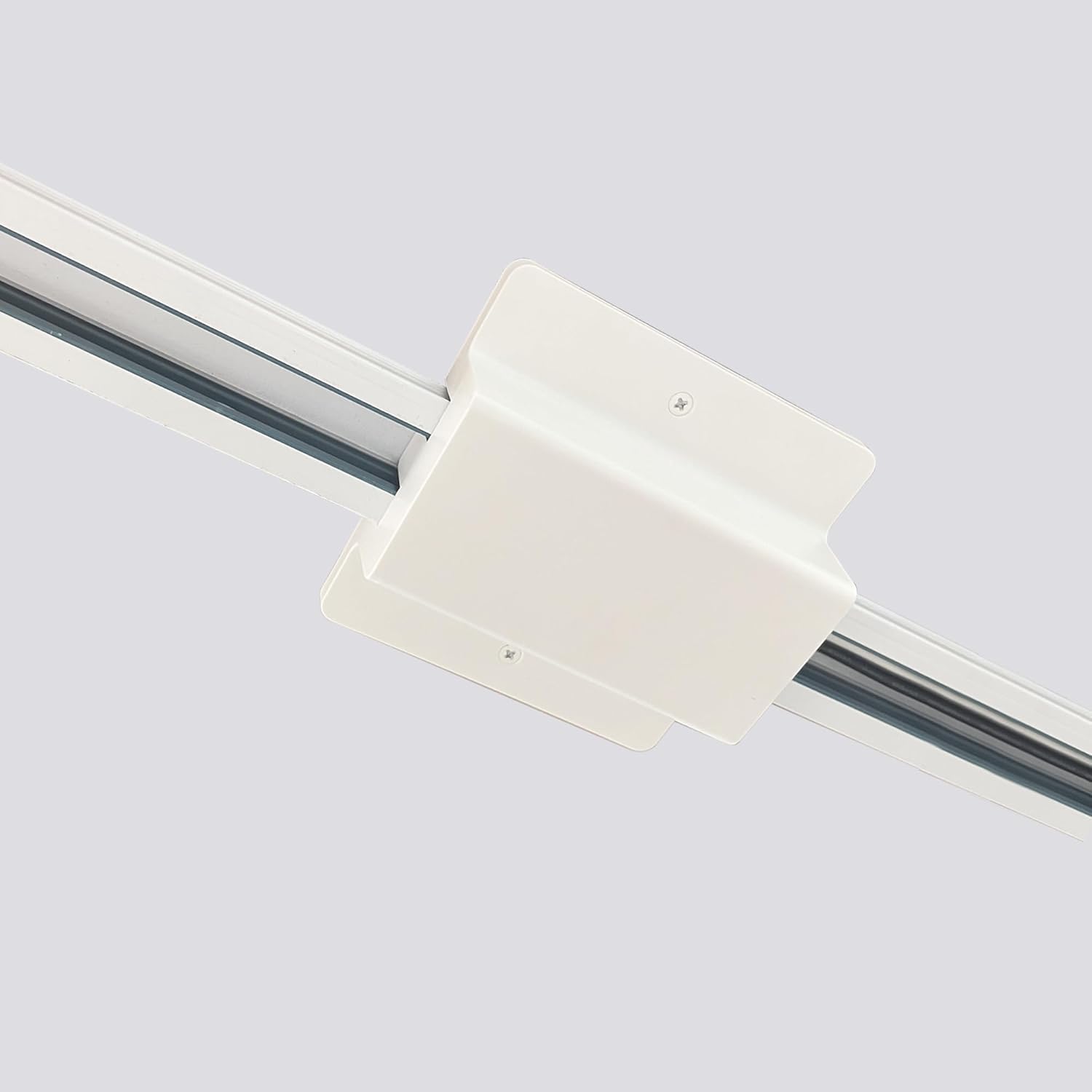 Yuemegou 4Pcs H Track White Floating Canopy Connectors For Track Lighting Accessories H Track System  Energize The Rails
