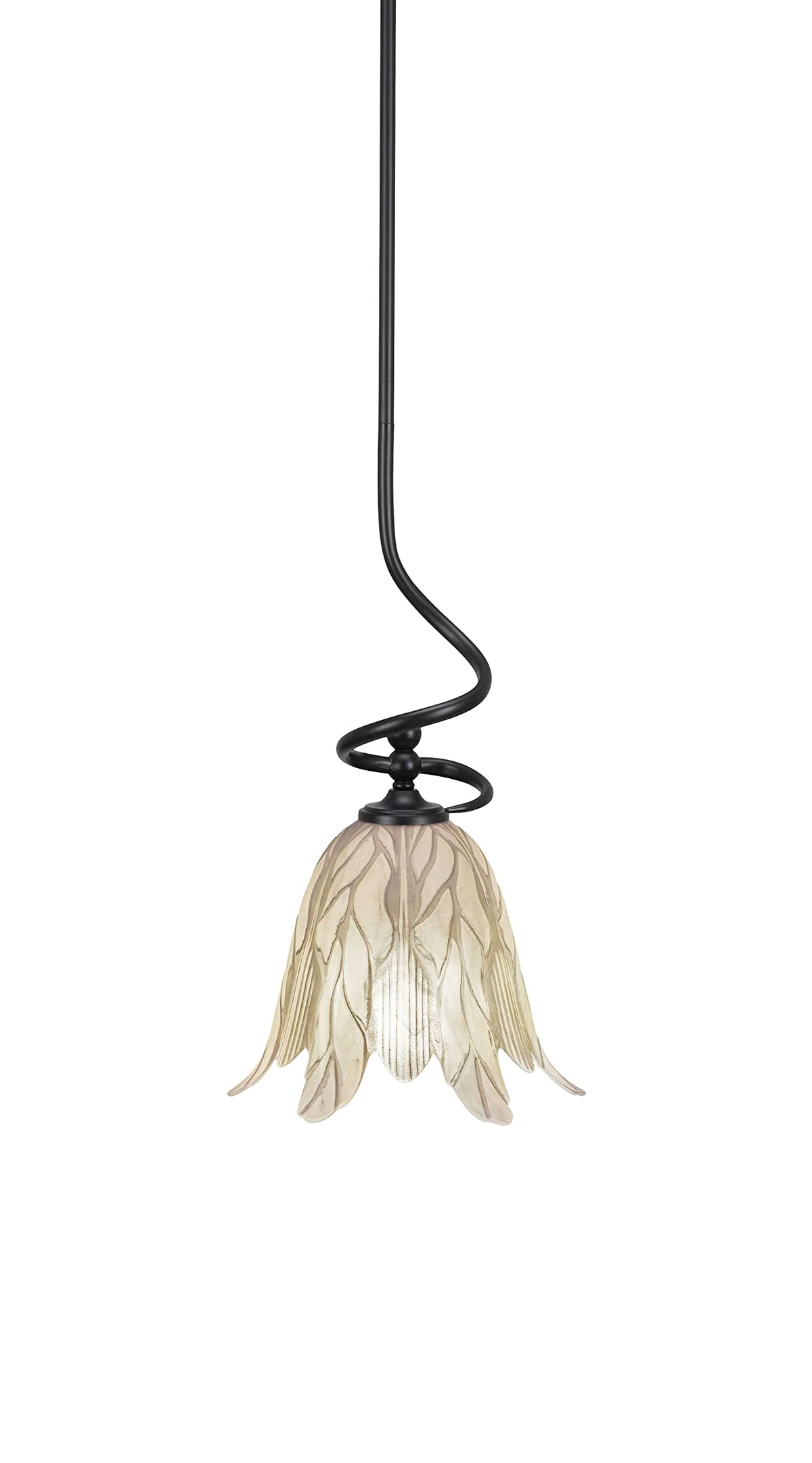 Capri 1 Light Mini Pendant in Matte Black (901-MB-1025)