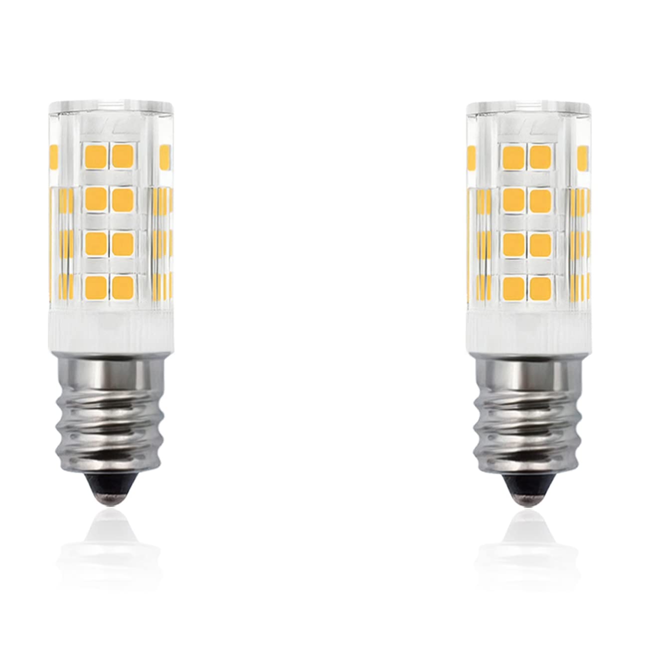 Huimeiia E14 Base Led E14 European Base Bulb 4W Equivalent 40W Incandescent Bulb Ac110-130V For Cooker Hood Daylight White 6000K
