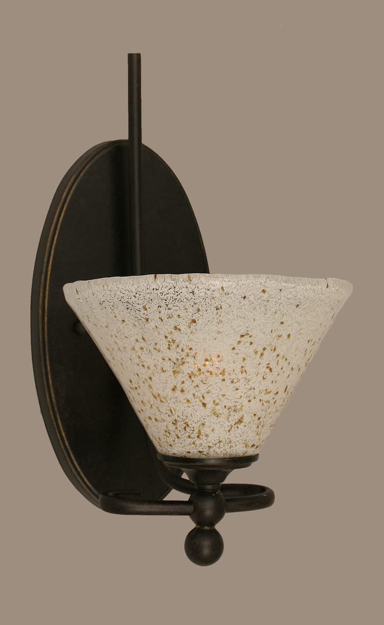 Capri 1 Light Wall Sconce In Dark Granite (591-Dg-7145)