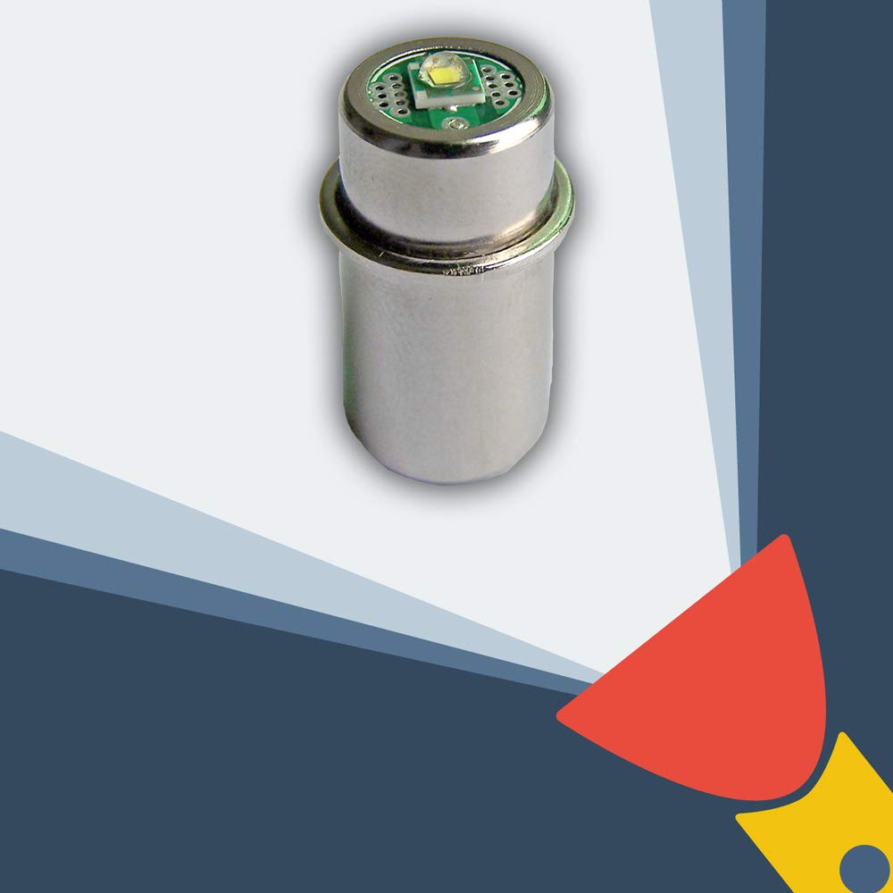 MagLite LED Conversion/Upgrade Bulb 375Lm 4D/4C, 5D, 6D Cell Torch/Flashlight Cree XP-G2 CNC. TorchUpgrades Compatible/Replaceme