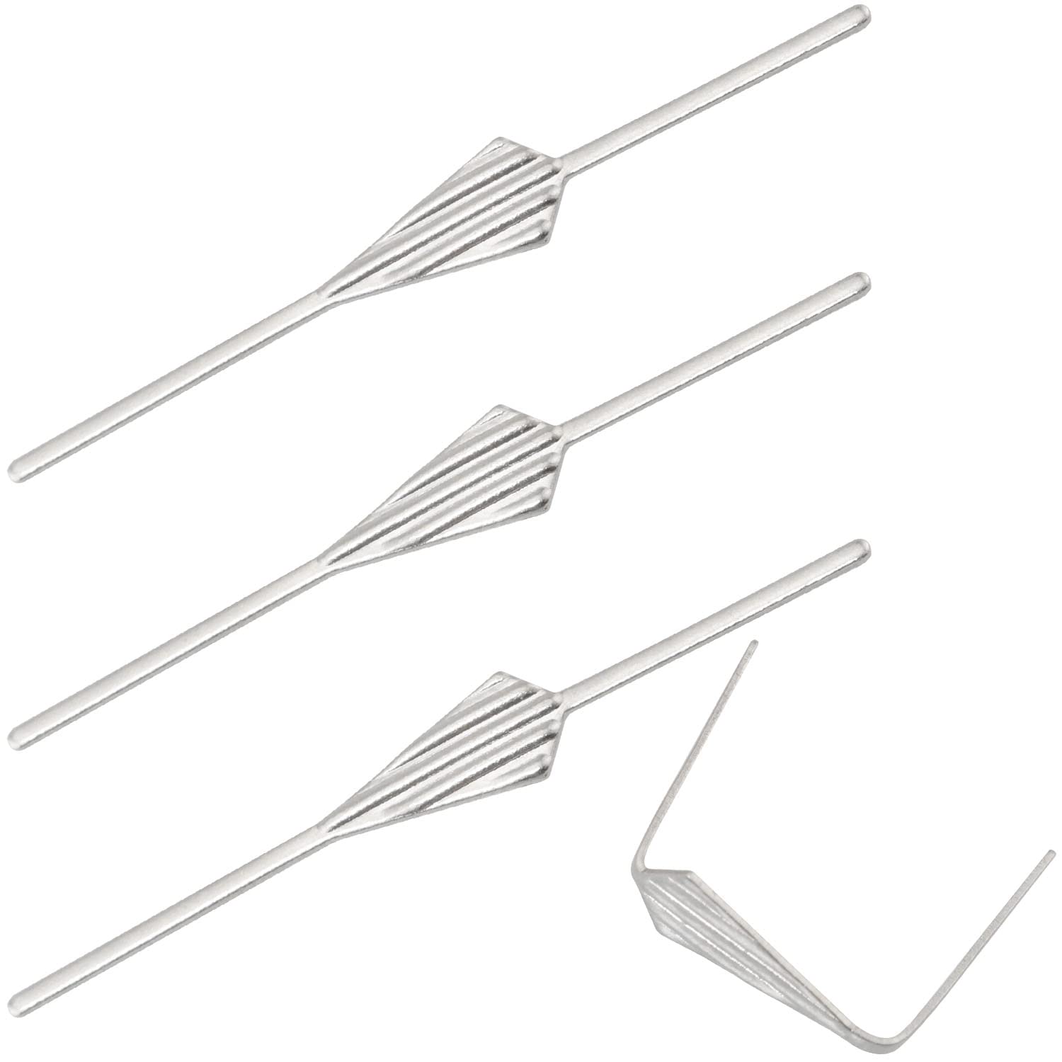 Chandelier Connector Clip ITROLLE 200PCS 45mm Stainless Steel Chandelier Lamp Bow Tie Connectors Chandelier Replacements Chandel
