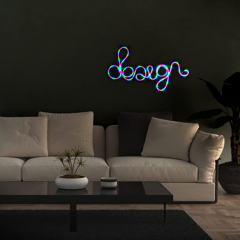 Xtreme Digital 6.5 Ft Multicolor Neon Led Strip - Easy Install, Durable Plastic Material